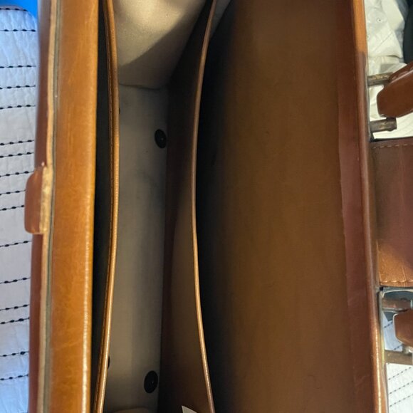 Antique Leather Briefcase - Picture 3 of 7